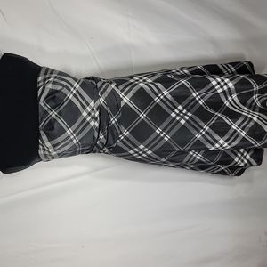 White House Black Market Strapless Plaid Dress Size 12